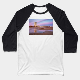 Meridian Tower and Swansea Bay Baseball T-Shirt